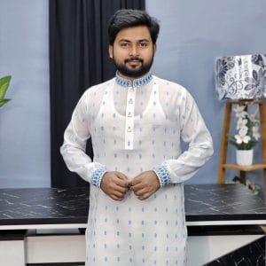 আকাশী কালার পাঞ্জাবী - 224