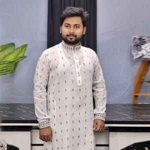 এ্যাশ কালার পাঞ্জাবী - 223